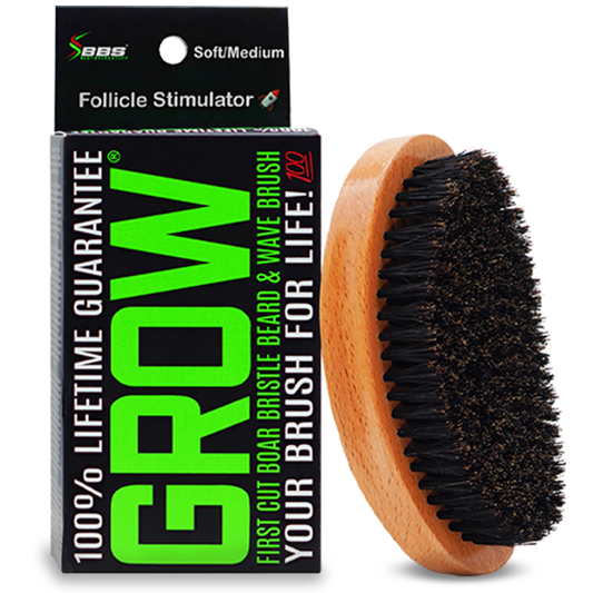 100% Lifetime Guarantee GROW® Beard Brush